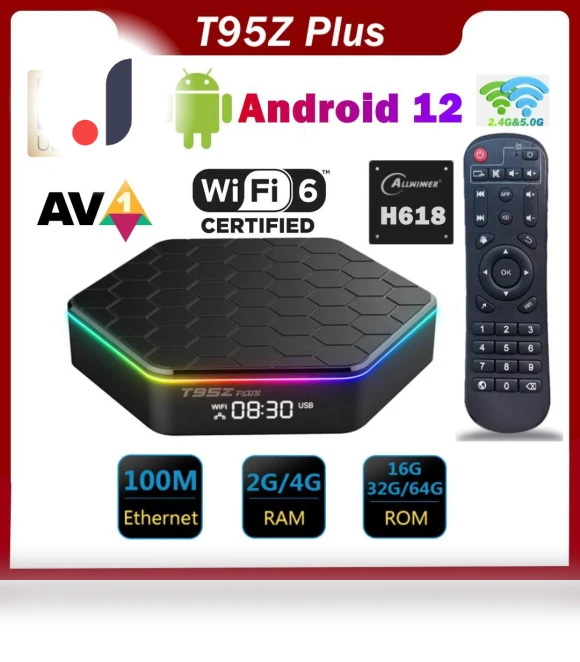 TV BOX Android 12 Smart — Streaming Devices, Top