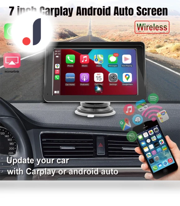 Universal CarPlay Android Auto Multimedia Video Player — Stereo Receivers, weekjooy