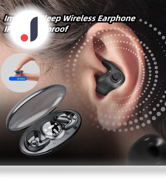 Wireless Earbuds with Charging Case — In-Ear Headphones, Junmaocun