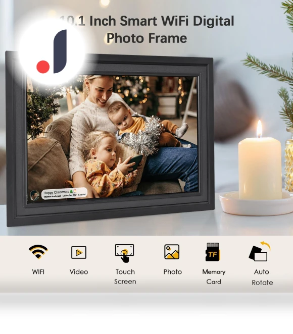 10.1-inch Digital Photo Frame with Wi-Fi — Digital Frames, Honor Electronics