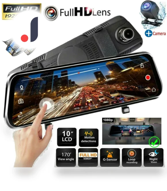 10 HD 1080P Car Dash Cam — Rearview Cameras for Cars, LIAESMART