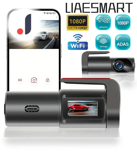 1080P HD Wi-Fi Dash Cam — Dashboard Cameras, LIAESMART