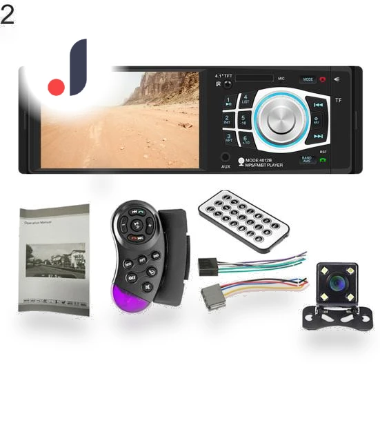 4.1-inch Bluetooth Touchscreen Car Din-Radio Stereo — Stereo Receivers, CAR SHOW