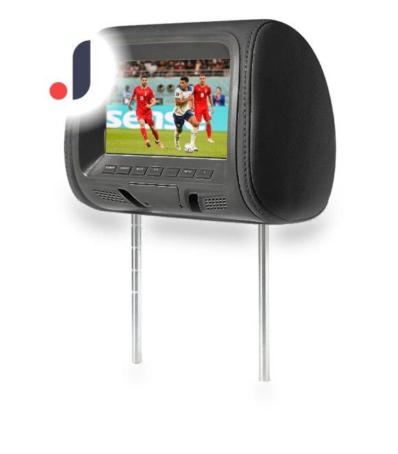 7-inch Touchscreen Car Headrest MP5 Player — In-Car Entertainment Systems, Reakosound