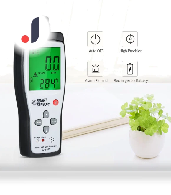 Ammonia Gas Detector — Gas Analyzers, Kkmoon