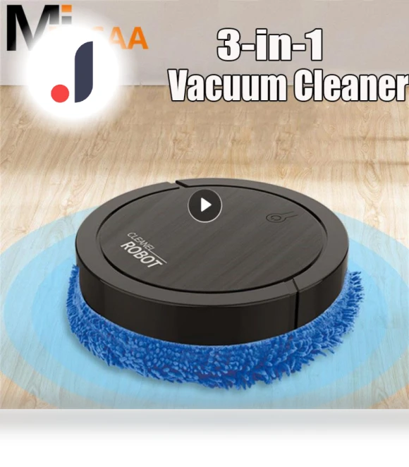 Automatic 3-in-1 Robot Vacuum — Smart Cleaning Robots, MR J