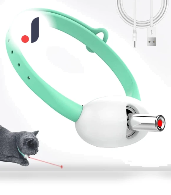 Automatic Laser Pointer Cat Collar — Cat Playthings, TK T