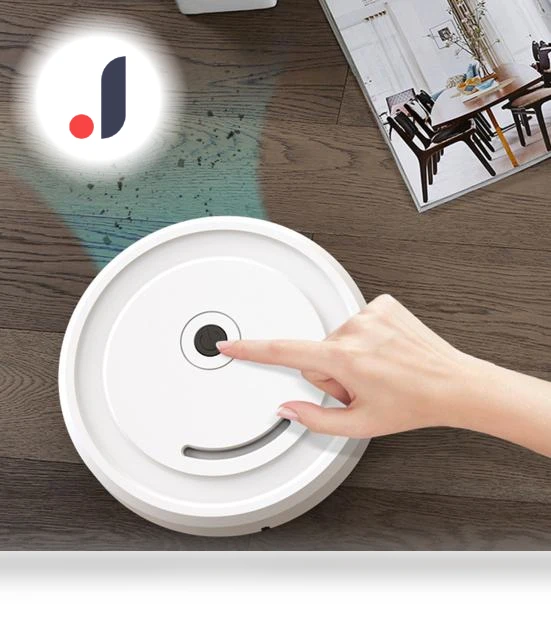 Automatic Sweeping Robot Vacuum — Smart Cleaning Robots, Happy Storage