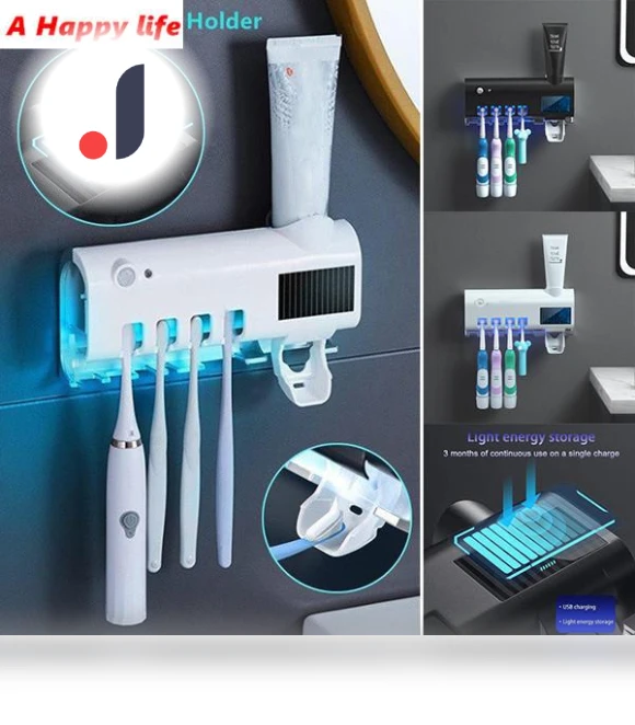 Automatic UV Light Smart Toothpaste Dispenser — Toothpick Holders, Big House decor