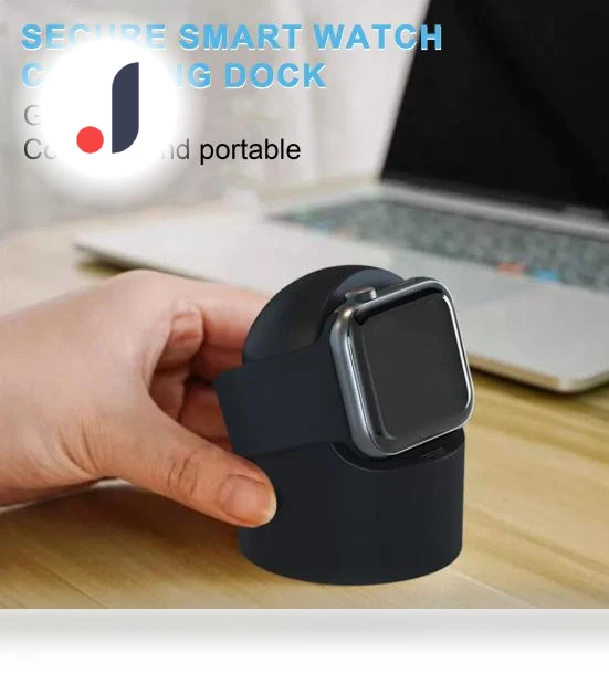 Flexible Silicone Charging Stand for Smartwatches — Smartwatch Charging Solutions, NOHM
