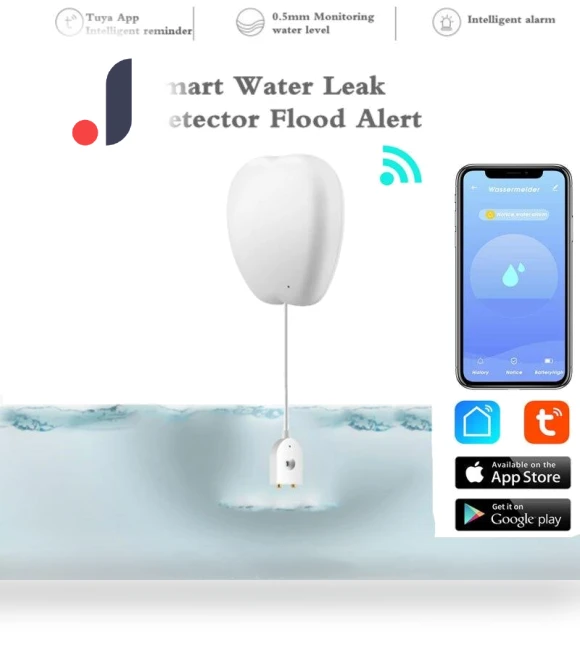 Flood Sensor — Water Leak Detection Systems, Tuya Smart