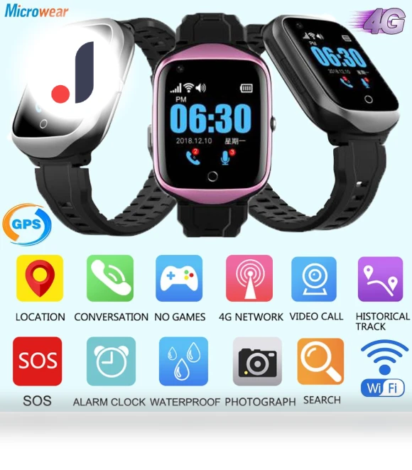 Kids GPS Smartwatch with Camera — Location Tracking Devices, ESSAGER