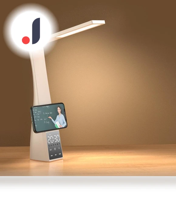 LED Desk Lamp with Alarm Clock — Alarm, SKIYER-2