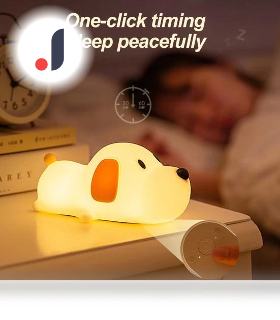 LED Night Light with Cute Dog — Night Lights, Worry free storage