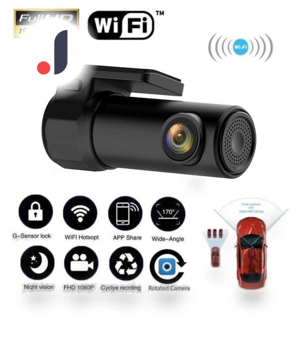 Mini HD 1080P Smart Wi-Fi Car Dash Camera — Dashboard Cameras, YJMP Auto Parts