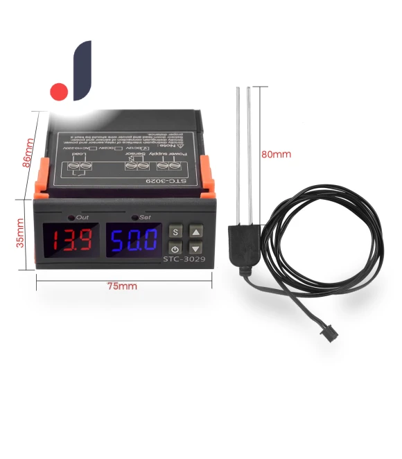 Mini LED Digital Soil Moisture Controller with Sensor — Controllers, Kkmoon