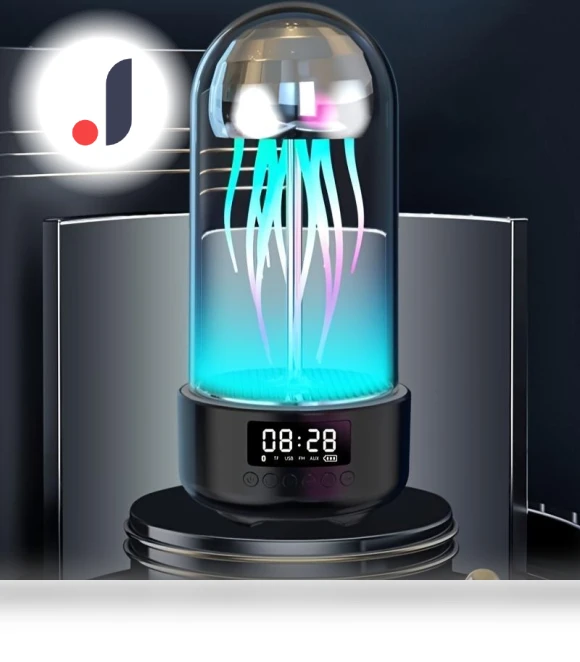 Mini Portable Speaker with Colorful Lamp — Portable Audio, Cosy Homes