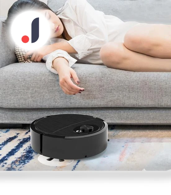 Mini Vacuum, Sweeping Robot — Smart Cleaning Robots, Darling Women Boutique D