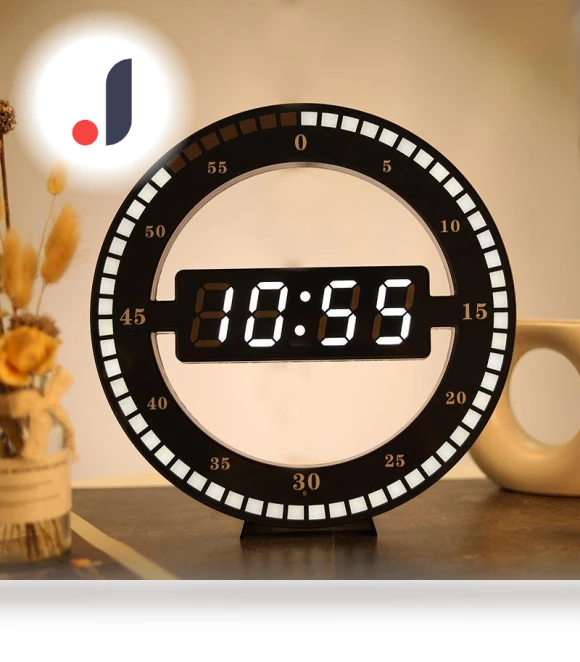 Modern LED Digital Large Wall Clock — Clocks, Daily necessities-V