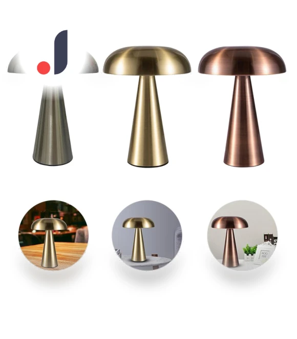Portable Mini Mushroom Table Lamp — Desk & Table Lighting, Cosy Homes