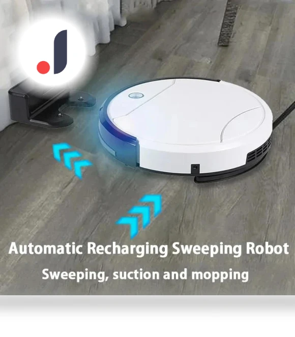 Robot Vacuum with Auto Charging and Aspiration — Smart Cleaning Robots, Trendy Accessorie
