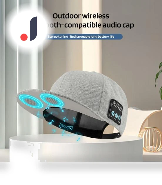 Smart Cap with Microphone and Bluetooth Speaker — Wireless Headsets for Powersports, Mystic Mart