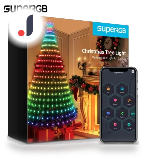Smart Christmas Tree Lights — Lighted Displays, new boy 03