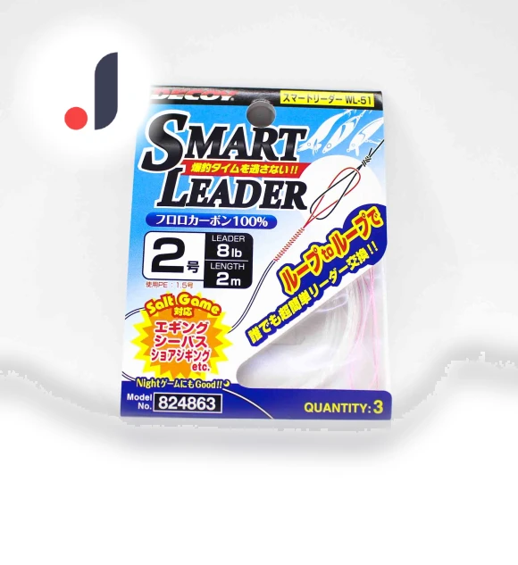 Smart Leader Fluorocarbon Fishing Line — Braided, Decoy