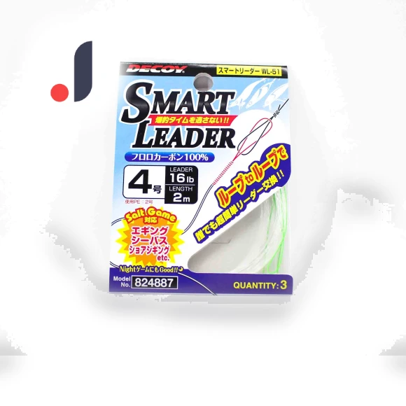 Smart Leader Fluorocarbon Fishing Line — Braided, Decoy