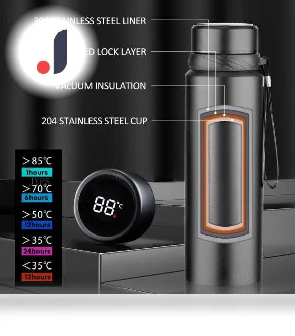 Smart Thermos Bottle — Travel Drinkware, Cosy Homes