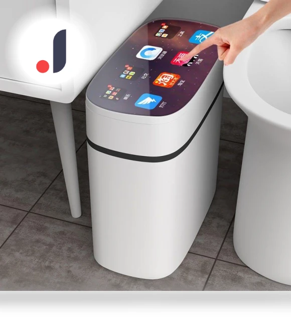 Smart Trash Bin — Waste Management Solutions, boho berry