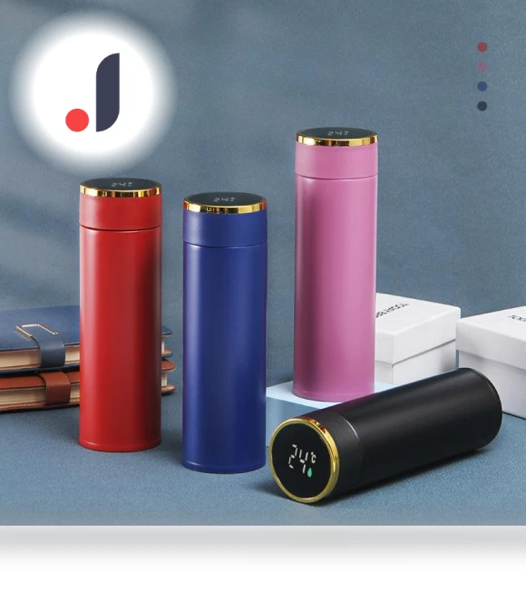 Smart Vacuum Stainless Steel Flask with Temperature Display — Flasks, Binchi Outdoor Equipment