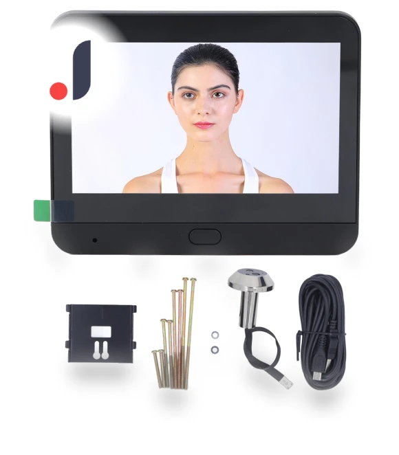 Smart Wireless Doorbell with Peephole Camera — Smart Home Security, DaiXiao-N11
