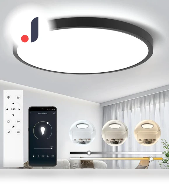 Ultra-Thin Smart LED Ceiling Light — Overhead Lighting, Canmeijia