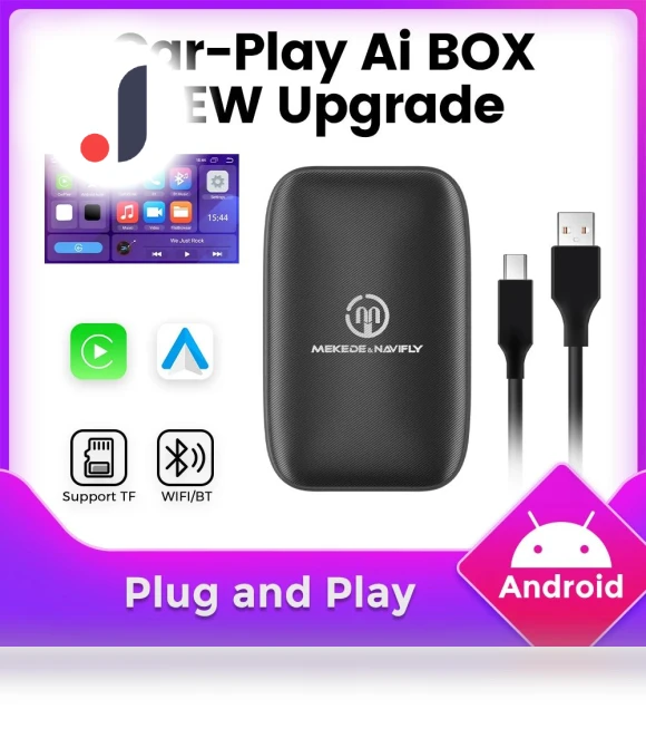 Universal CarPlay Android Auto Ai Box — Stereo Receivers, Reakosound