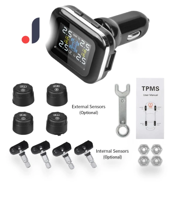 Universal Wireless TPMS USB Digital Tire Pressure Monitoring System — TPMS Sensor Replacements, Reakosound