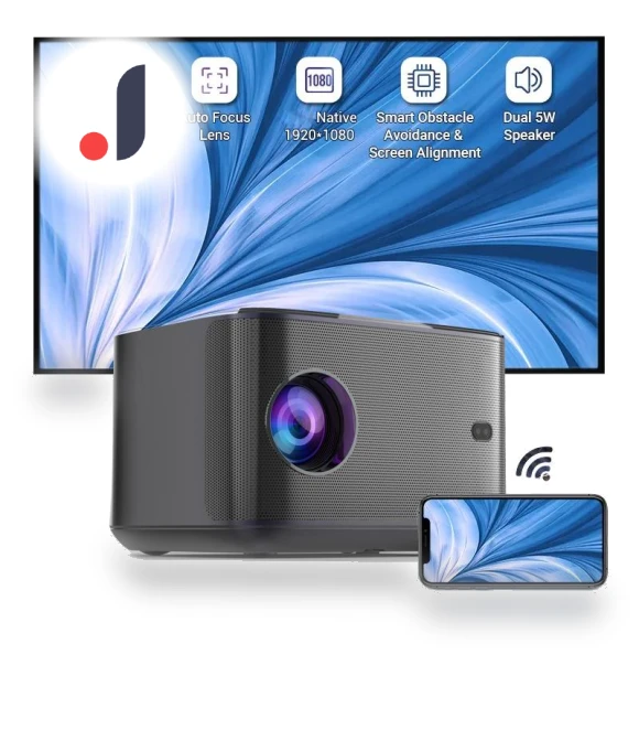 Upgraded A6 Dustproof 1920x1080 WIFI Smart Bluetooth Android 9.0 1080p Full HD Home Theater Video Projector — Home Theater Projectors, Vivicine