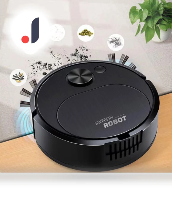 USB Robot Vacuum Cleaner 3-in-1 — Smart Cleaning Robots, MR J