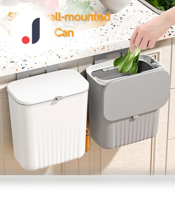 Wall-mounted trash bin — Waste Baskets, TOP-HOME MALL