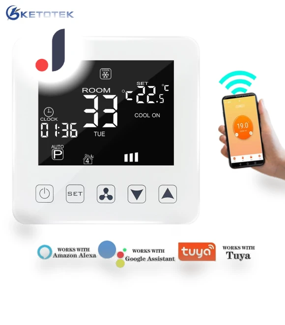 Wi-Fi Smart Thermostat — Home Climate Control, Ketotek