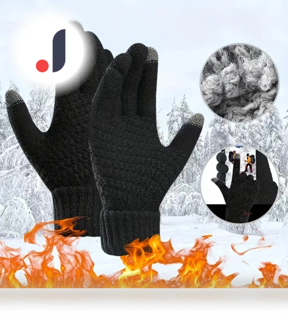 Winter Warm Knitted Touchscreen Gloves — Gloves & Mittens, Freedom Outdoors
