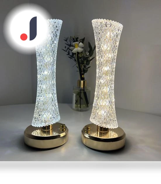 Wireless Artificial Crystal Lamp — Overhead Lighting, Worry free storage