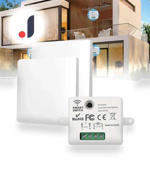 Wireless Controller with Relay Receiver for Lighting/Appliances — Remote Controls, ZuiBaDuDu