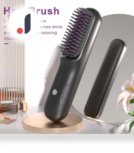 Wireless Hair Straightening Brush — Hair Styling Essentials, Enjoy Smart Home