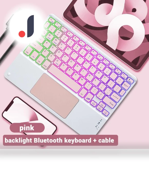 Wireless Keyboard with Touch Panel Backlight — Keyboard Cases, YYDS123