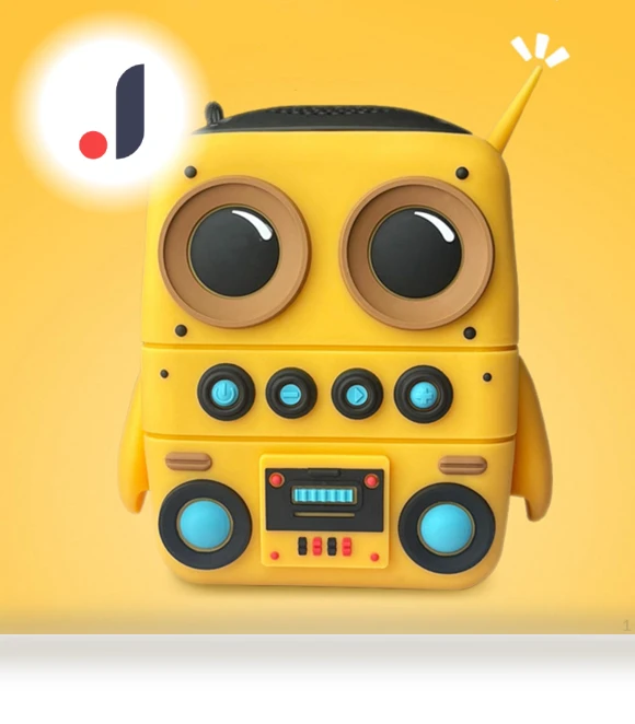 Wireless Robot Subwoofer Speaker — Portable Audio, Qiline