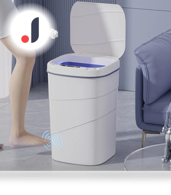 Automatic Trash Bin for Bathroom — Waste Baskets, HappyToy