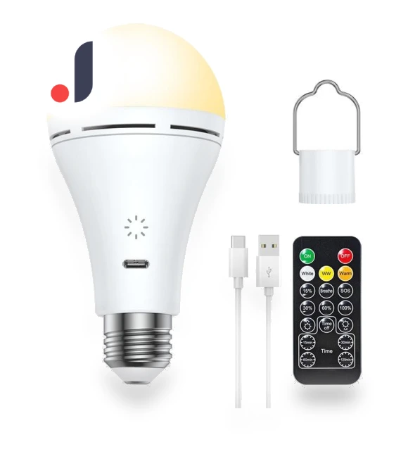 Rechargeable USB-C Light Bulb with Remote Control — LED, liuxinyu