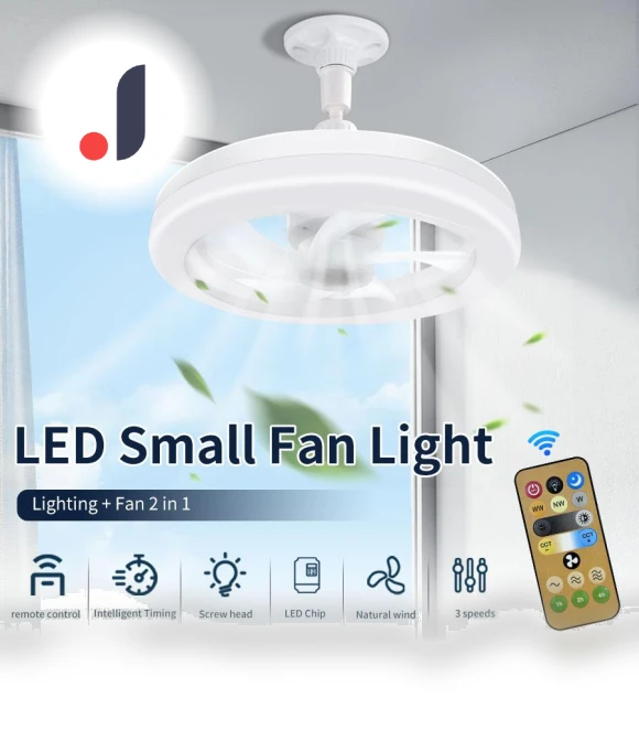 Smart 2-in-1 Ceiling Fan LED Light with Remote Control — Ceiling Fan Lighting Solutions, Binchi Lighting Appliances