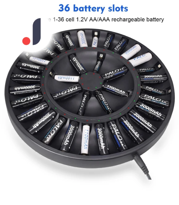 Smart LED Indicator Charger for AA/AAA Batteries — Batteries, PALO